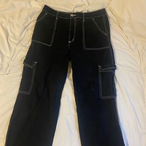 Black cargo pants size small